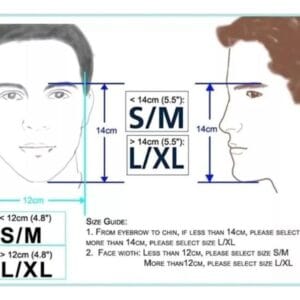 Mascara Integral Snorkel Buceo Full Face Niños Adultos