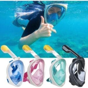 Mascara Integral Snorkel Buceo Full Face Niños Adultos
