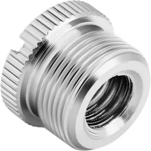 Adaptador Rosca Tuerca Metal Microfono Macho 5/8 Hembra 3/8