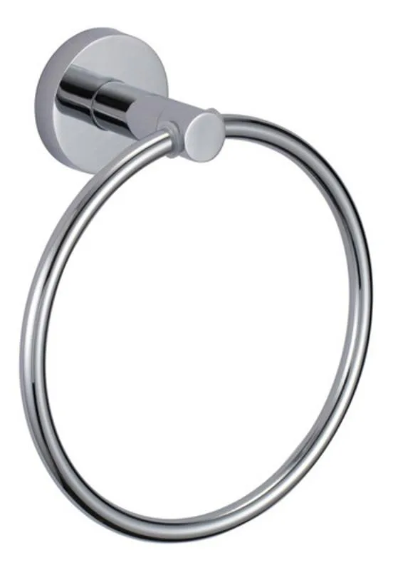 Toallero De Aro Para Baño Toilette Acero Inoxidable Metal