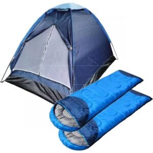 Combo Set Carpa 2 Personas Iglu Camping + 2 Bolsas Dormir