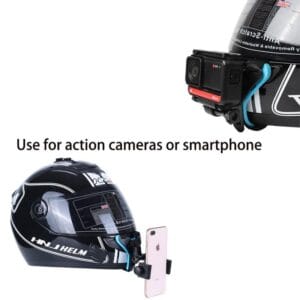 Soporte Casco Menton Celular Mentonera Frontal Moto Set