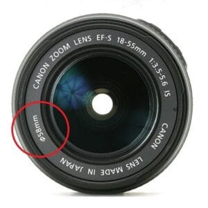 Tapa Para Lente Camara 52mm 55mm 58mm 67mm Canon Nikon