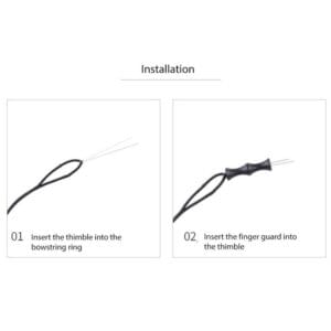 Tab Protector De Dedos Para Arqueria Tiro Con Arco Silicona