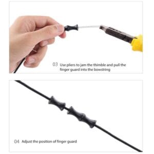 Tab Protector De Dedos Para Arqueria Tiro Con Arco Silicona