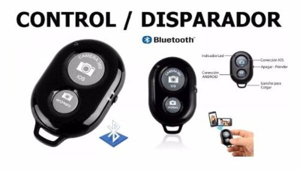 Control Remoto Disparador Bluetooth Fotos Videos Android Ios - Image 3