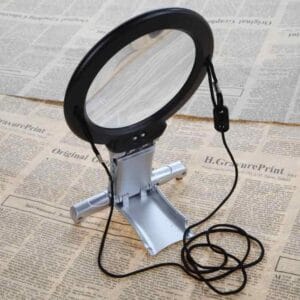 Lupa De Colgar Manos Libres 6x 2x Bordar Tejido Craft