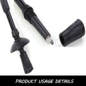 Par Bastones Trekking Genki Liviano Quick Lock Montañismo