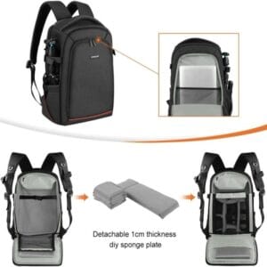Mochila Fotografia Profesional Cubre/impermeable P/notebook