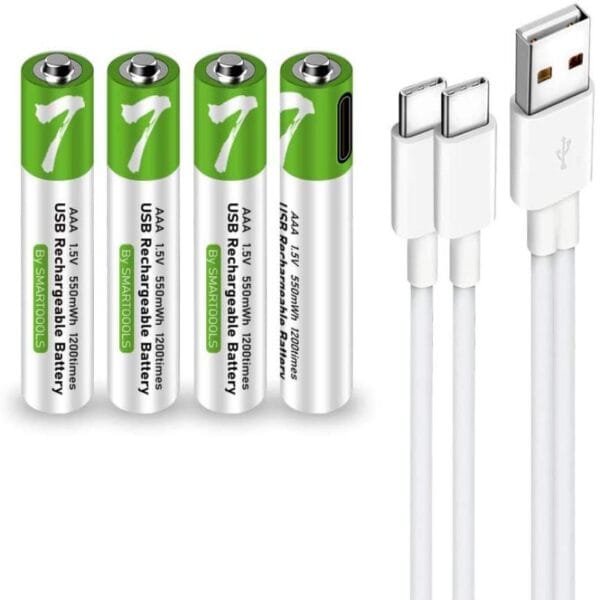 Pila Aaa Recargable 370 Mah Li-ion 4 Uds