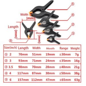 Pinza Clamp Prensa Broche Morsa