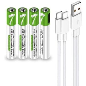 Pilas Aaa X 4u Recargable Usb No Necesitan Cargador! Li-ion