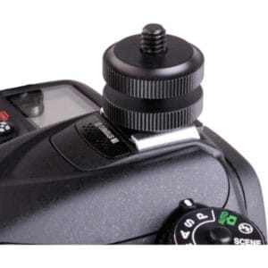 Adaptador 1/4 Metalico Con Zapata Y Doble Tuerca Reflex
