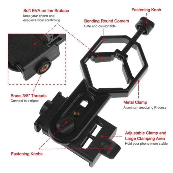 Adaptador Camara Digital Telescopio Zd50102