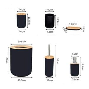Set Accesorios Baño 6 Piezas