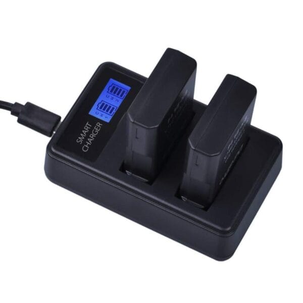 Cargador Doble De Baterias Lp-e17
