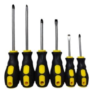 Kit Juego Destornilladores 6 Piezas Phillips Pala Imantados