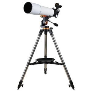 Telescopio Refractor 500x80 Astronómico Tripode Acero Bolso