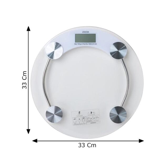 Balanza Digital Baño Personal 150kg Vidrio Templado Corporal
