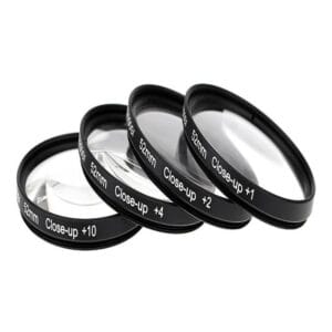 Kit Filtros Lentillas Aproximacion Close Up Lupa 52 55 58 Mm