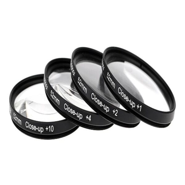 Kit Filtros Lentillas Aproximacion Close Up Lupa 52 55 58 Mm