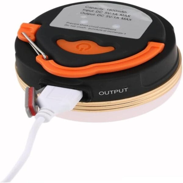 Faro Linterna Camping Magnetica Carga Usb Recargable