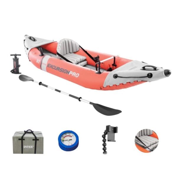 Kayak Inflable Intex Pro K2 Doble Fijo 3.84m 20kg