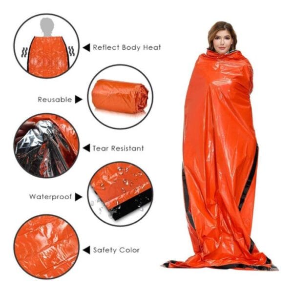 Bolsa Vivac Impermeable Carrera Supervivencia Emergencia