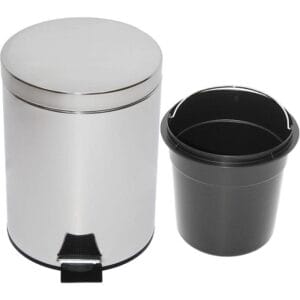 Tacho Basura Acero 5 Litros
