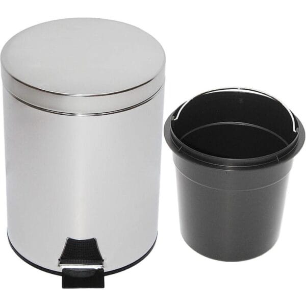 Tacho Basura Acero 5 Litros