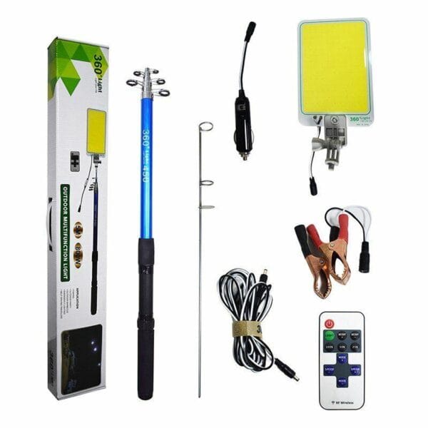 Farol Led Cob Portatil Luz De Emergencia Plegable P Camping