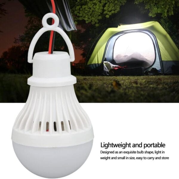 Lámpara Led 12 Volts 5w Dc Interruptor Auto Camping Pesca