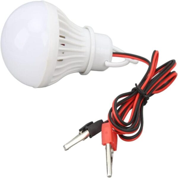 Lámpara Led 12 Volts 5w Dc Interruptor Auto Camping Pesca