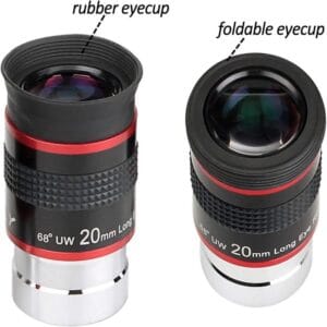 Ocular Plossl 15mm Ultra Wide Fully Coated Para Telescopio