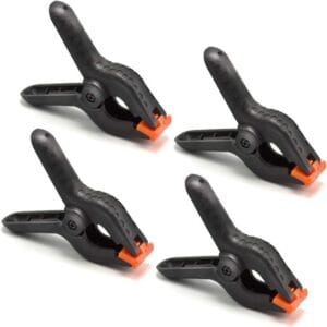 Pinza Morsa Broche 4 Pulg X 4 Uds Porta Fondos Fotografía