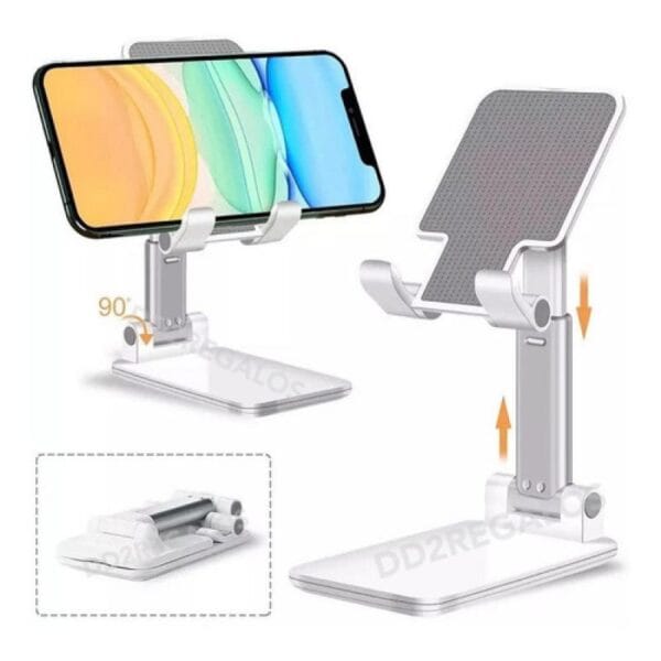 Soporte Bandeja Apoya Celular O Tablet De Mesa Plegable
