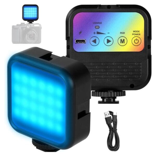Iluminador Led Rgb Regulable Luz Continua Fotografía Video
