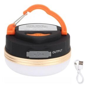 Faro Linterna Recargable Magnetica Camping Carga Usb Iman