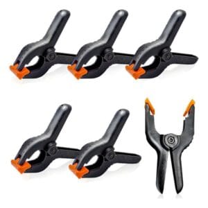 Pinza Morsa Broche 2 Pulg X 6 Uds Porta Fondos Fotografía