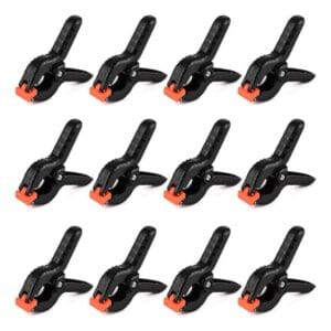 Pinza Morsa Broche 2 Pulg X 12 Uds Porta Fondos Fotografía