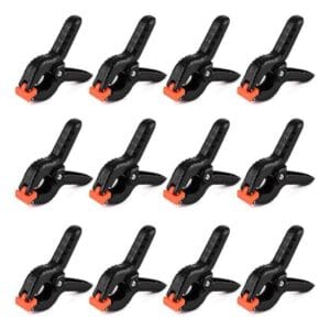 Pinza Morsa Broche 6 PuLG X 12 Uds Porta Fondos Fotografía