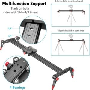 Slider Fluido Ns60 60cm Manual Para Dslr Y Video
