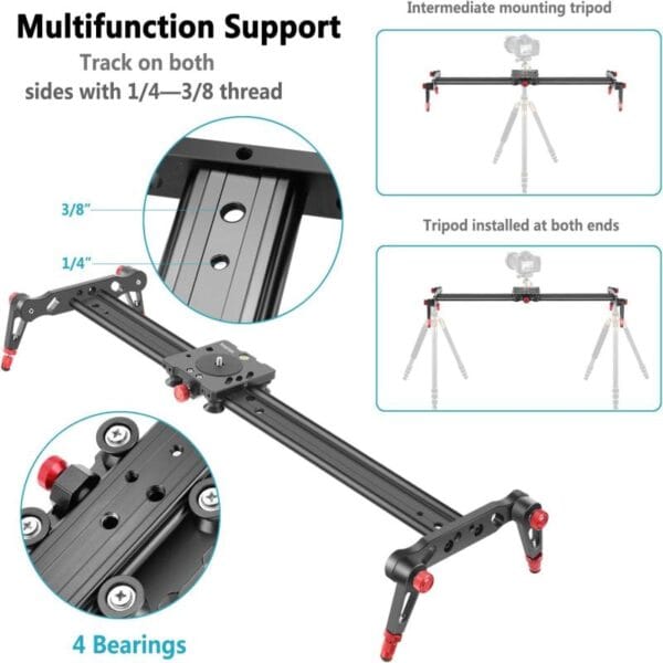 Slider Fluido Ns60 60cm Manual Para Dslr Y Video