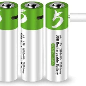 Pilas Aa Recargable Usb 4 Uds Li-ion C Cable Carga Ecologica