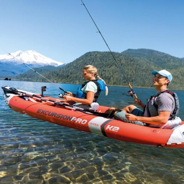 Kayak Inflable Intex Pro K2 Doble Fijo 3.84m 20kg