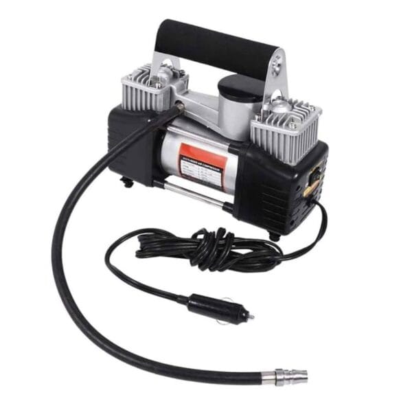 Compresor Inflador 12v Auto Portatil Bici Moto Doble Piston