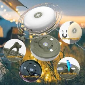 Luz Led Guirnalda 10 M 4 En 1 Camping Linterna Luces Usb