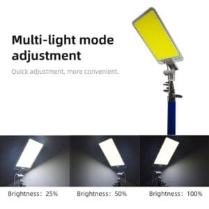 Farol Led Cob Portatil Luz De Emergencia Plegable P Camping