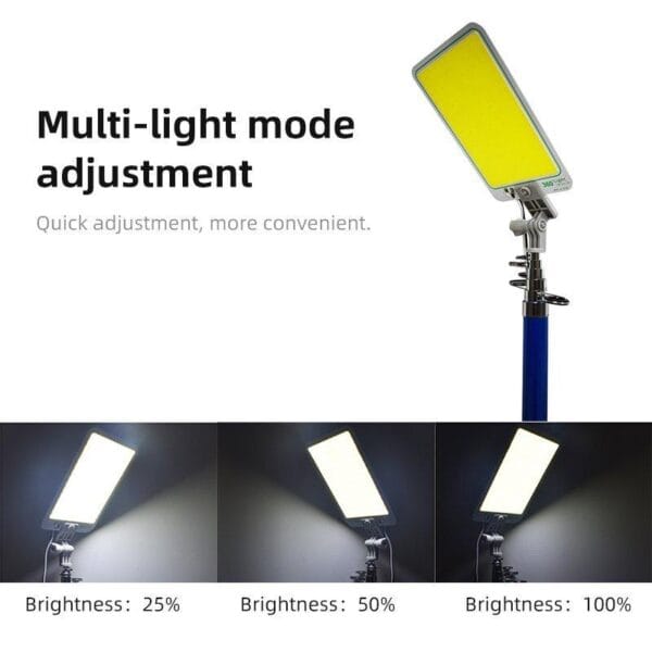 Farol Led Cob Portatil Luz De Emergencia Plegable P Camping
