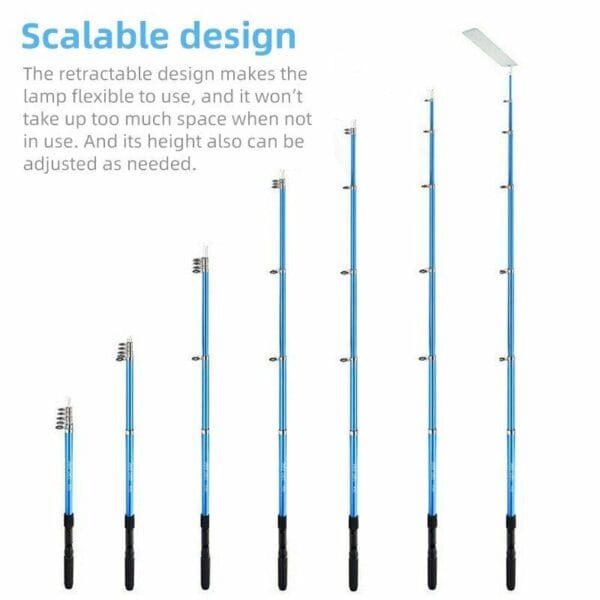 Farol Led Cob Portatil Luz De Emergencia Plegable P Camping